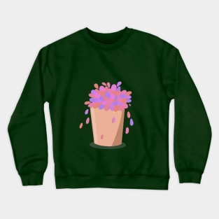 Pink Petals Crewneck Sweatshirt